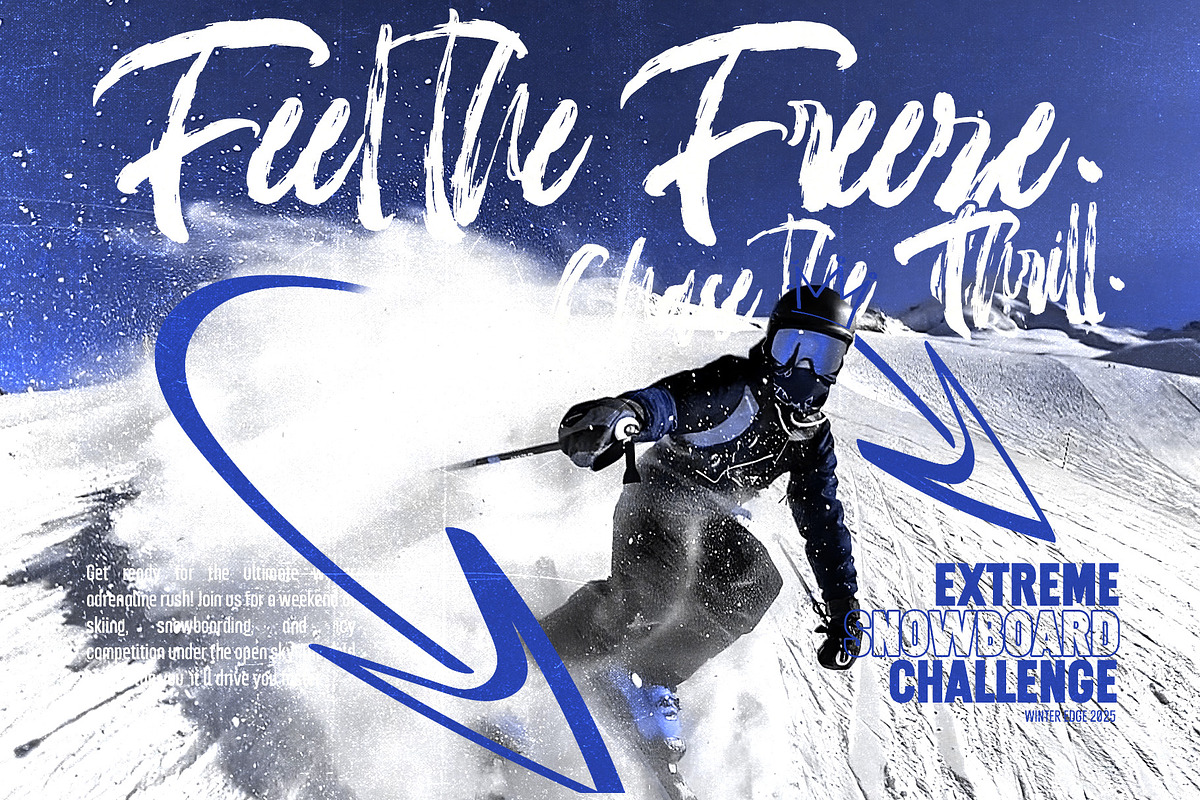Ensticha - Dry Brush Script, a Handwritten Font by Inviline.co (Photo 6 of 9)