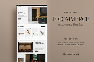 Manhattan Squarespace 7.1 Template