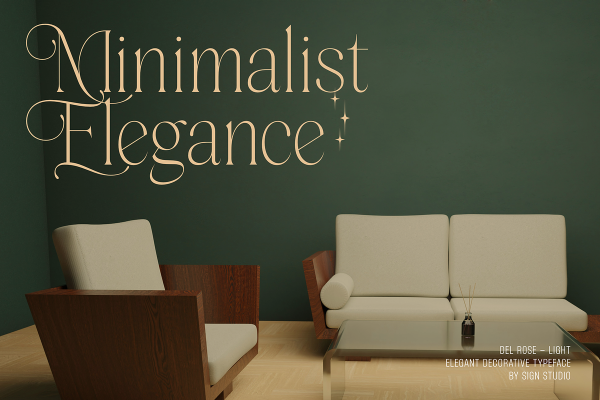 Del Rose, a Serif Font by Sign Studio (Photo 4 of 15)