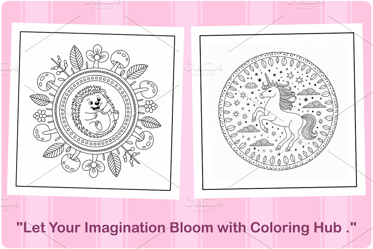 Comfy Mandala Coloring Book, a Seasonal Illustration by Coco Bloom (Photo 4 of 4)