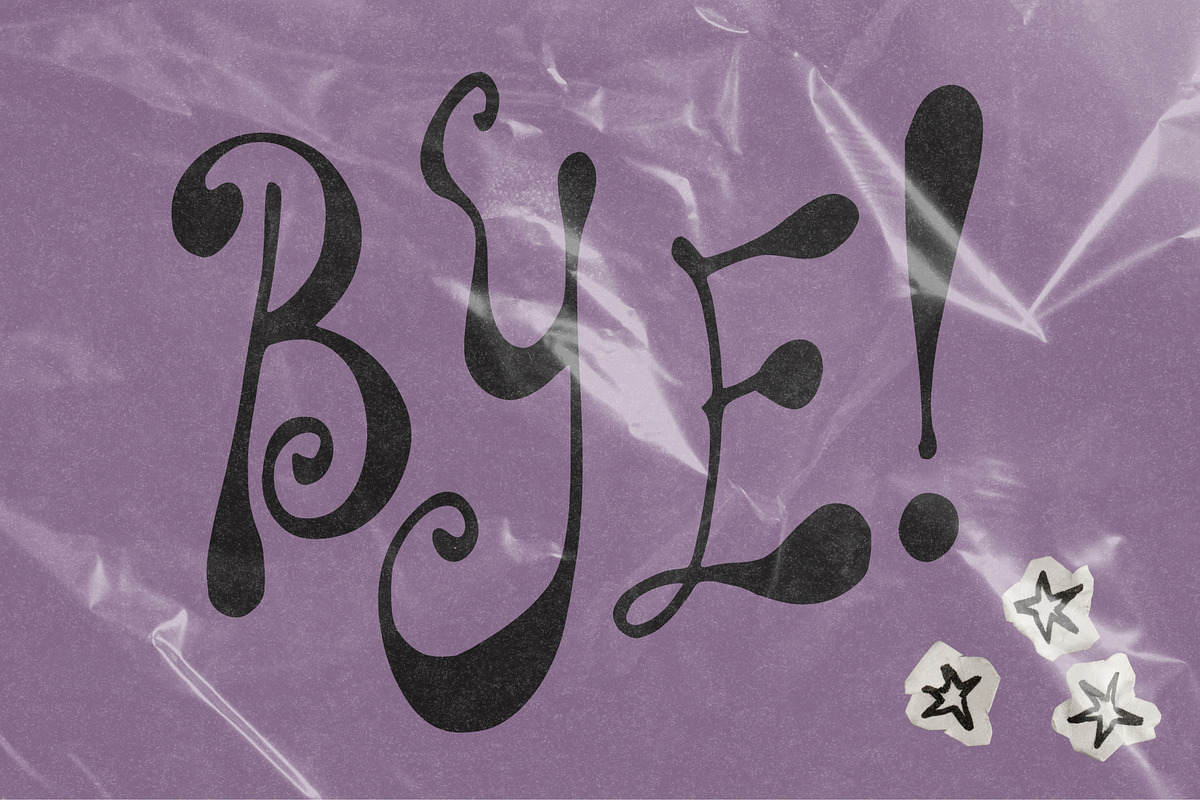 Loop Right In Loopy Display Font, a Handwritten Font by The October Creative (Photo 8 of 8)
