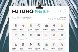 Futuro Next Icons / Finance Pack