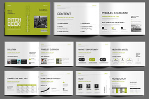 Business Proposal Pitch Deck, a Brochure Template by MightyDesign