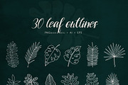 Tropical Leaves & Patterns, an Illustration by amber&ink (Thumbnail 2 of 9)