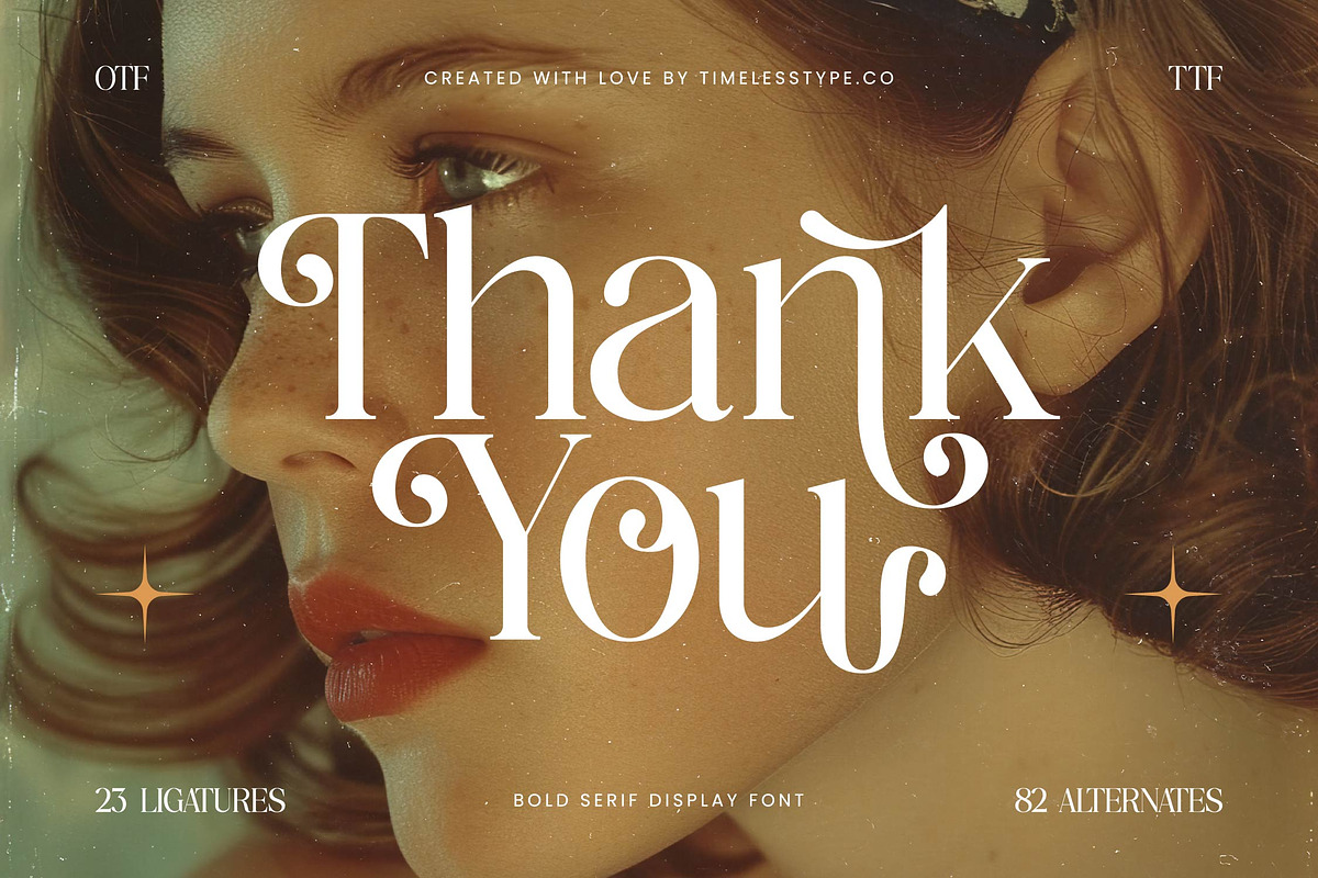 Nostalgic Flashy Modern Serif, a Serif Font by timelesstype.co (Photo 20 of 20)