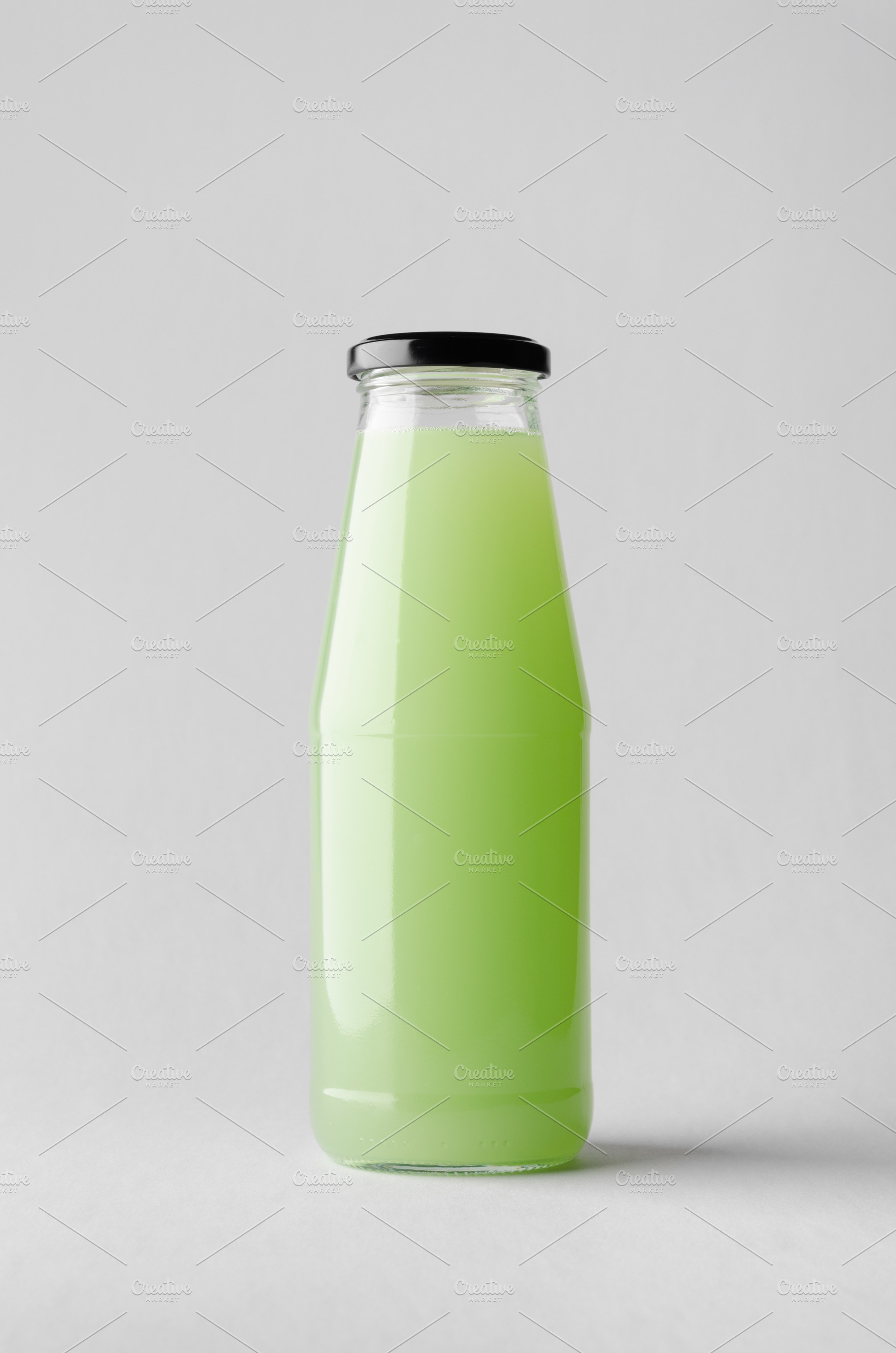 Juice bottle mockup JPEG, a Food & Drink Photo by Shablon