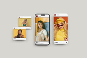 Instagram Post Mockup(Scene Creator), an iPhone Mockup by Creative_A23 (Thumbnail 4 of 4)