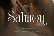 Salmon Elegant Serif Font, a Serif Font by Perfectype (Thumbnail 1 of 8)