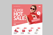 Fashion Hot Sale Flyer Template, a Flyer Template by MightyDesign (Thumbnail 4 of 8)