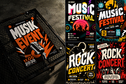 Party Events Flyer Poster Template 2, a Flyer Template by Miyaji75 (Thumbnail 3 of 5)