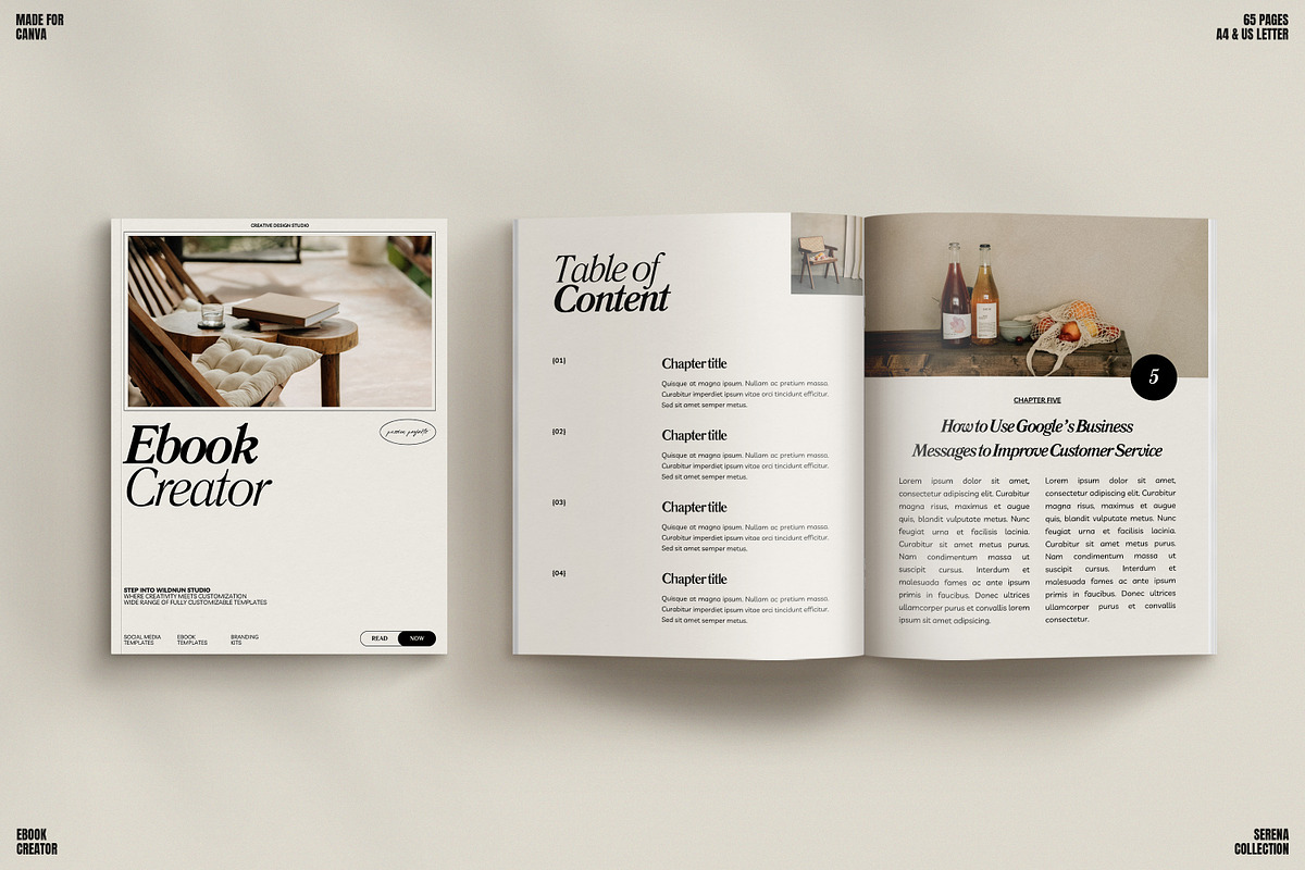 SERE / Ebook Creator Kit, a Magazine Template by Wildnun Studio (Photo 1 of 23)