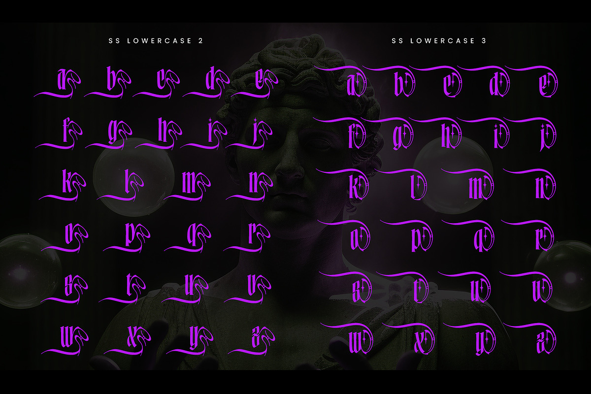 Marble Galaxy Typeface, a Blackletter Font by alit design (Photo 13 of 20)