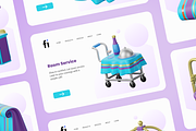3D Hotel Icons, a Scene 3D Model by Flat Icons (Thumbnail 4 of 8)