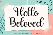 Hello Beloved, a Handwritten Font by FreshTypeINK (Thumbnail 1 of 8)