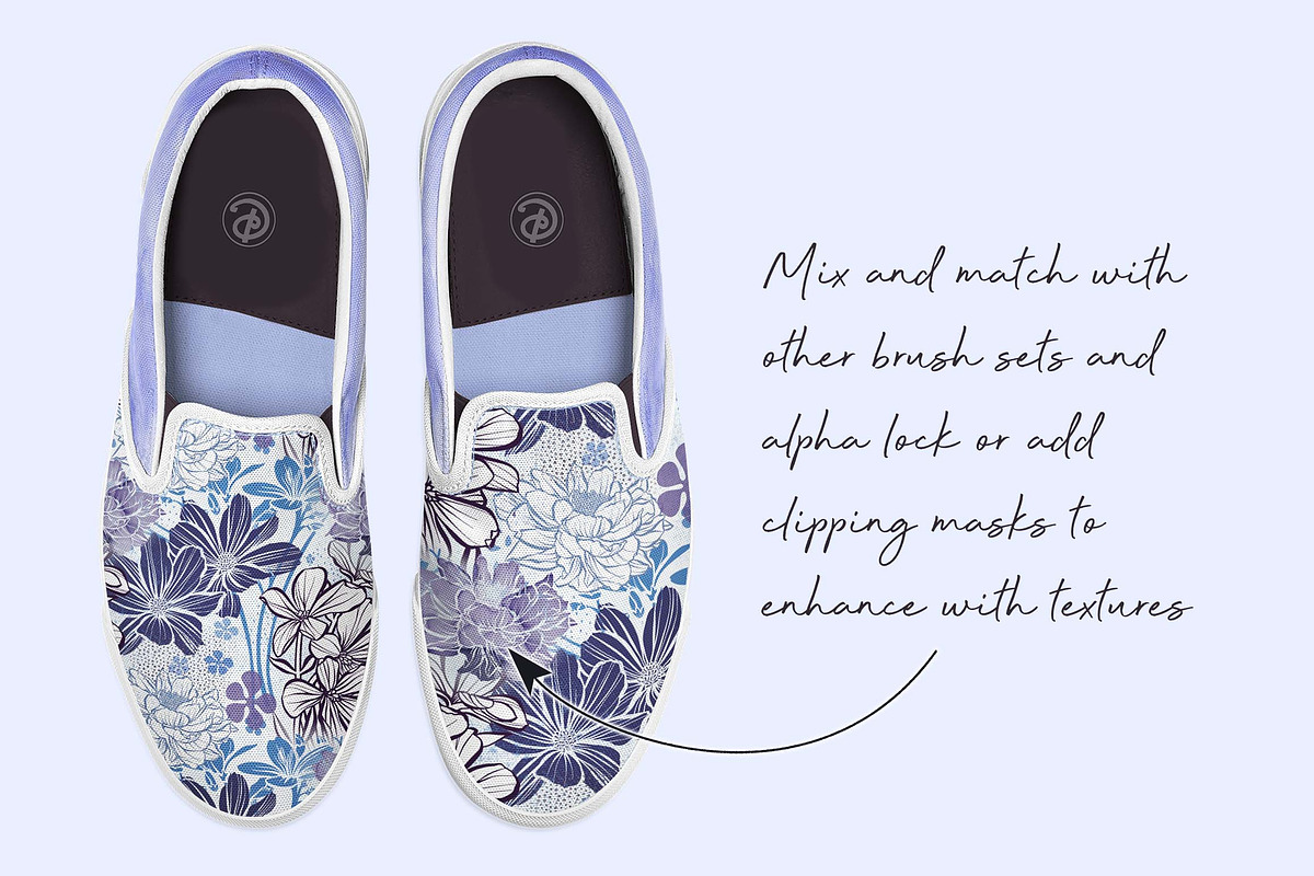 Floral Procreate Brush Stamps 12, a Brushes & More by DeloresArt (Photo 5 of 13)