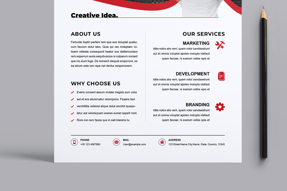 Corporate Flyer Design, a Flyer Template by MightyDesign (Photo 3 of 8)