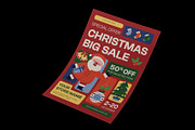 Red Christmas Sale Flyer, a Flyer Template by Neermana (Thumbnail 2 of 4)
