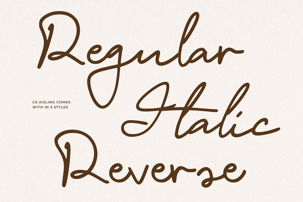 CS Ariana – Romantic Script Font, a Script Font by Craft Supply Co. (Photo 3 of 8)