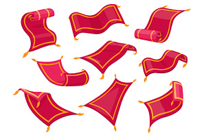 Magic carpet character. Arabian, an Illustration by LadadikArt