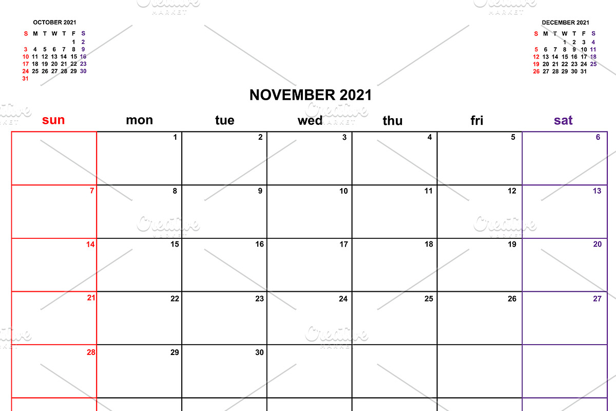 Calendar Planner 2021, a Flyer Template by art789 studio (Photo 11 of 13)