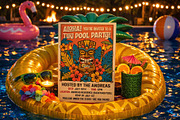 Summer Pool Party Invitation, an Invitation Template by Cyrah's Collection (Thumbnail 3 of 3)