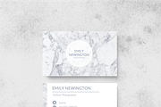 Marble Resume Template+Business Card, a Resume Template by Made By Hamilton (Thumbnail 3 of 4)