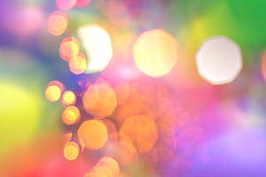 Colorful bokeh lights background, a Holiday Photo by Minimalism IMG