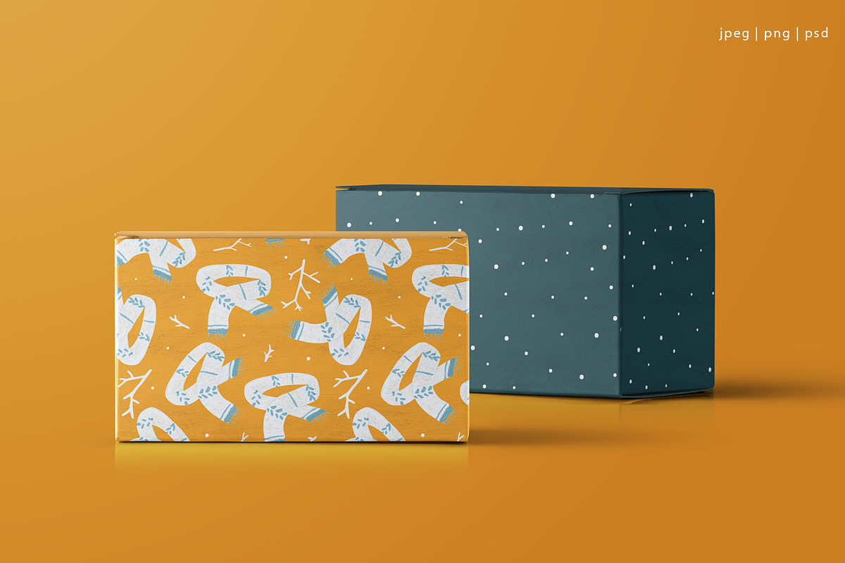 Winter & Christmas patterns, a Pattern Graphic by ⚞ Kind Illustration ⚟ (Photo 6 of 16)