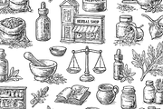 Herbal Medicine Sketch Set, an Object Graphic by RT Studio (Thumbnail 3 of 4)