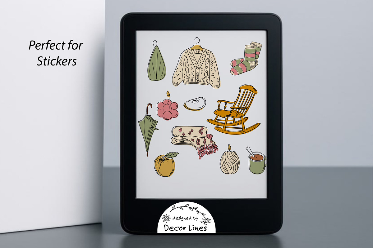 Cozy Thanksgiving Clipart Bundle, a Decorative Illustration by Decor Lines (Photo 9 of 10)