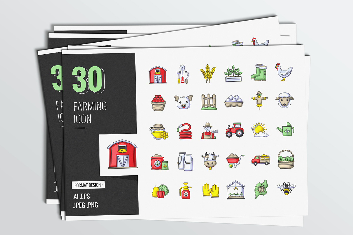 Farming Icon Design, a Duotone Icon by shin_std