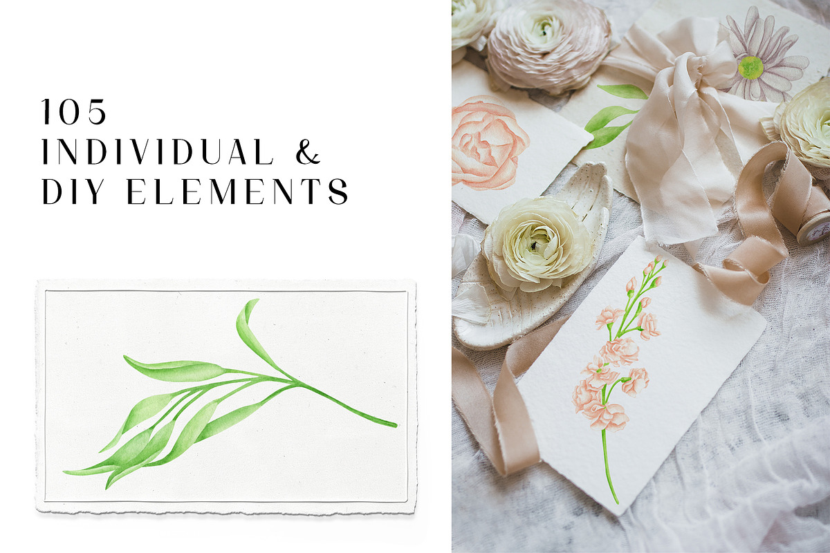 Delicate Dreams. Watercolor Wedding, a Decorative Illustration by Olya Haifisch (Photo 14 of 16)