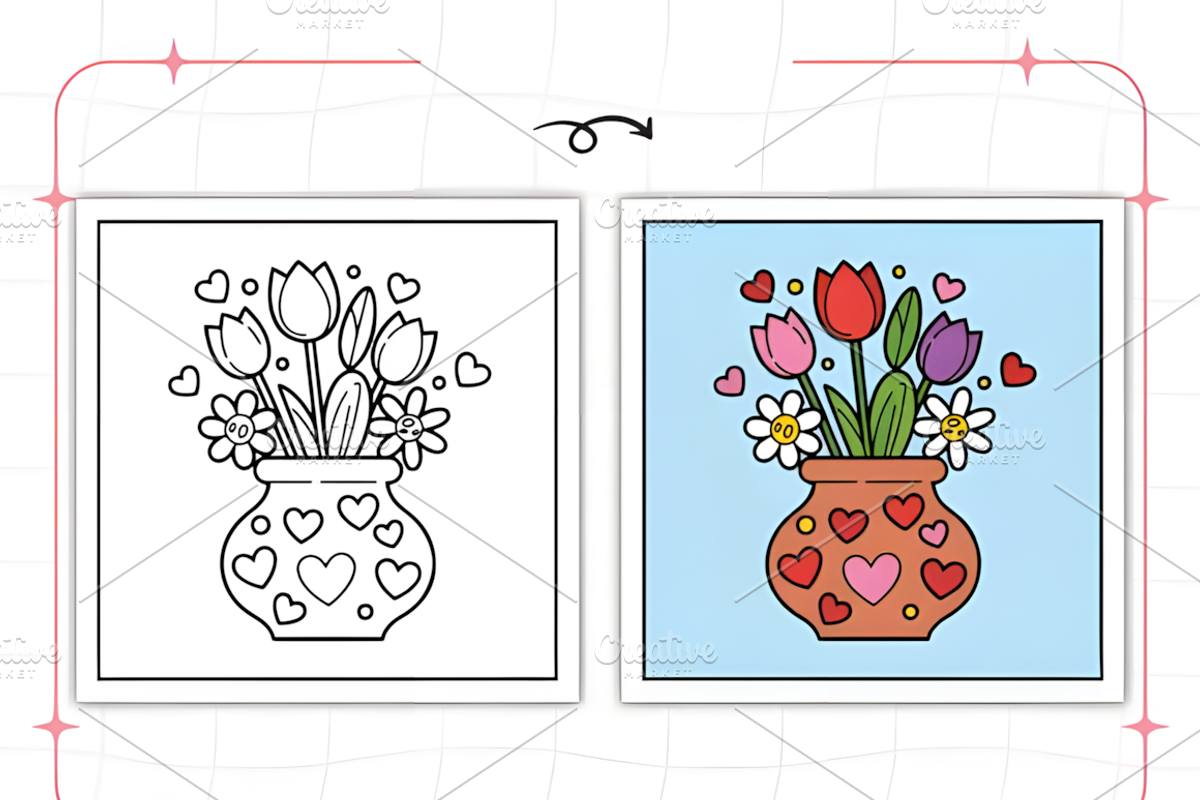 Cozy Vibes Bold & Easy Coloring Book, a Decorative Illustration by Ink Gallery (Photo 5 of 9)