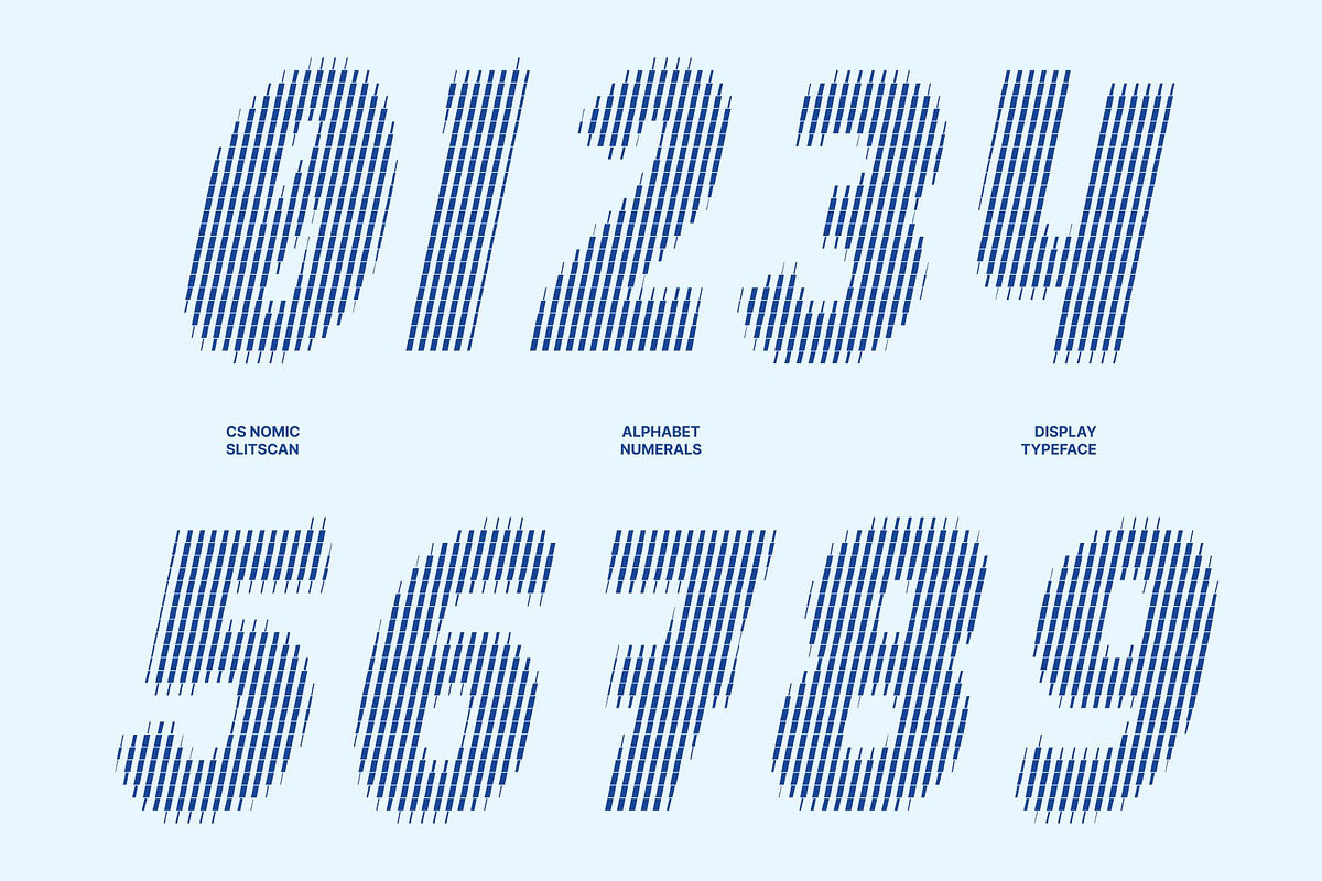 CS Nomic Slitscan, a Sans Serif Font by Craft Supply Co. (Photo 6 of 8)