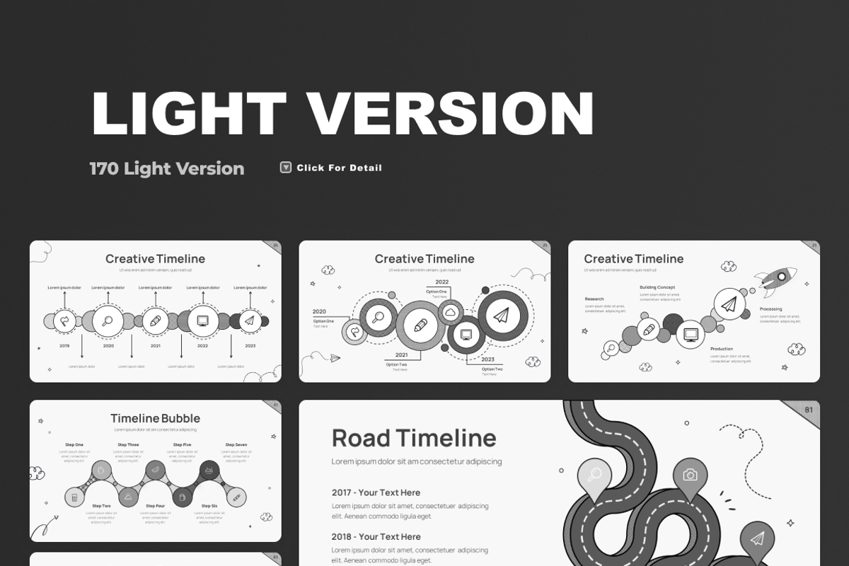 Doodle Version Project Timeline, a Presentation Template by Brandearth RRGraph (Photo 3 of 4)