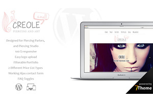 Creole - Piercing Studio WP Theme