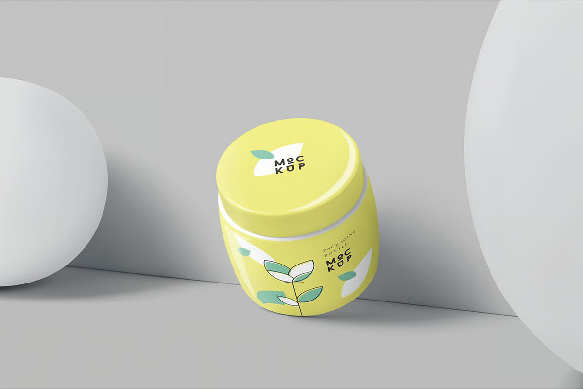 Cosmetic Packaging Bottle/Jar Mockup, a Packaging Mockup by megostudi0 (Photo 2 of 5)