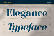 Soleram - 3 Style with 7 Weight Font, a Serif Font by Burntilldead (Thumbnail 6 of 13)