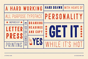 Letterpress Sans, a Sans Serif Font by Ulysses Design Co (Thumbnail 2 of 20)