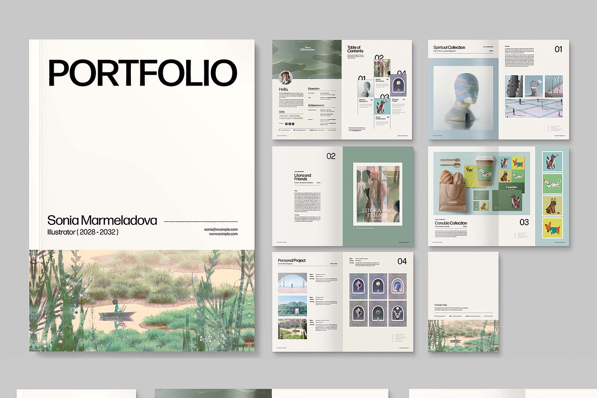 Portfolio Template, a Brochure Template by BrandPacks (Photo 5 of 5)