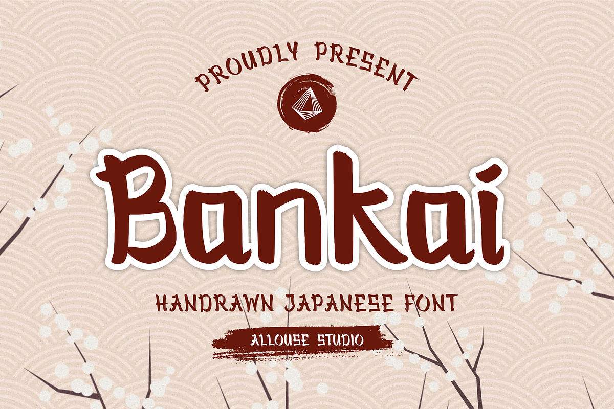 Bankai Font, a Symbol Font by Allouse Studio (Photo 1 of 10)