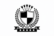 Royal Shield Logo Template Vector, an Illustration by Amazin_art (Thumbnail 7 of 18)