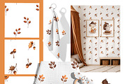 Cozy Autumn - baby clipart & pattern, a Seasonal Illustration by Linerisyart (Thumbnail 8 of 16)