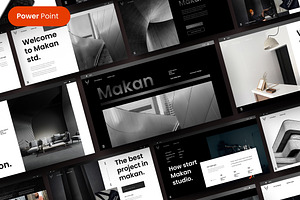 Makan – Business PowerPoint Template, a Presentation Template by Dens Creative Studio