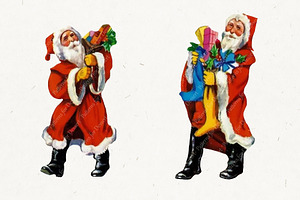 Vintage Santa Claus Clip Art