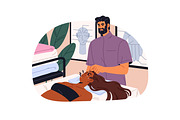 Masseurs do massage, SPA center set, a Healthcare Illustration by PaperTrident (Thumbnail 5 of 7)