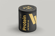 Protein Jar Mock-up 2, a Packaging Mockup by Se٧enStudio (Thumbnail 6 of 8)