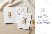 Folded Card Mockup Program Booklet, an Advertising Mockup by Mie Mockup Studio (Thumbnail 4 of 7)