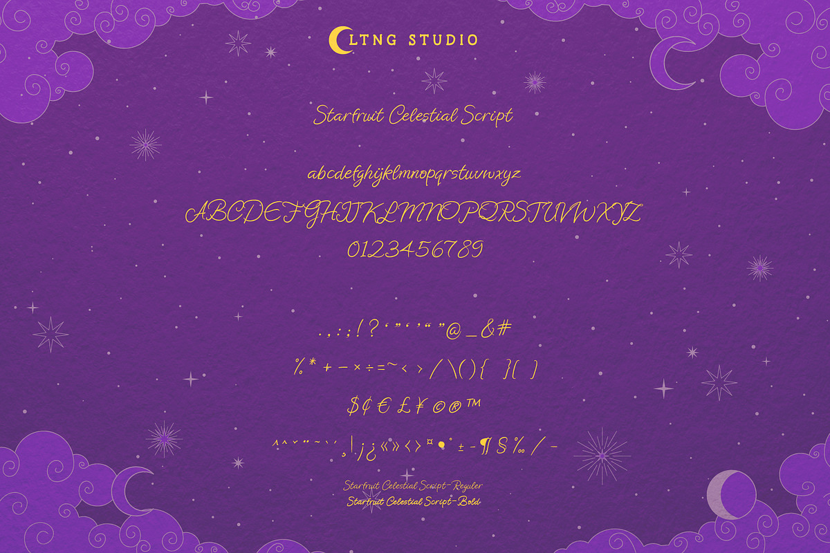 Starfruit Celestial Font Duo, a Serif Font by LTNG STUDIO (Photo 4 of 7)