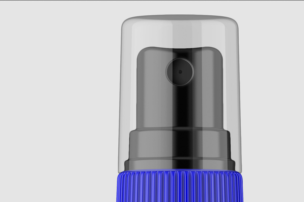 Matte Spray Bottle Mockup, a Packaging Mockup by Reformer Mockup (Photo 2 of 6)